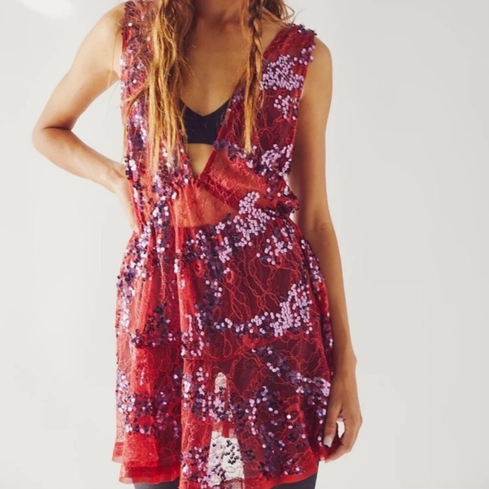 Free People Intimately Shimmer Stunner Slip